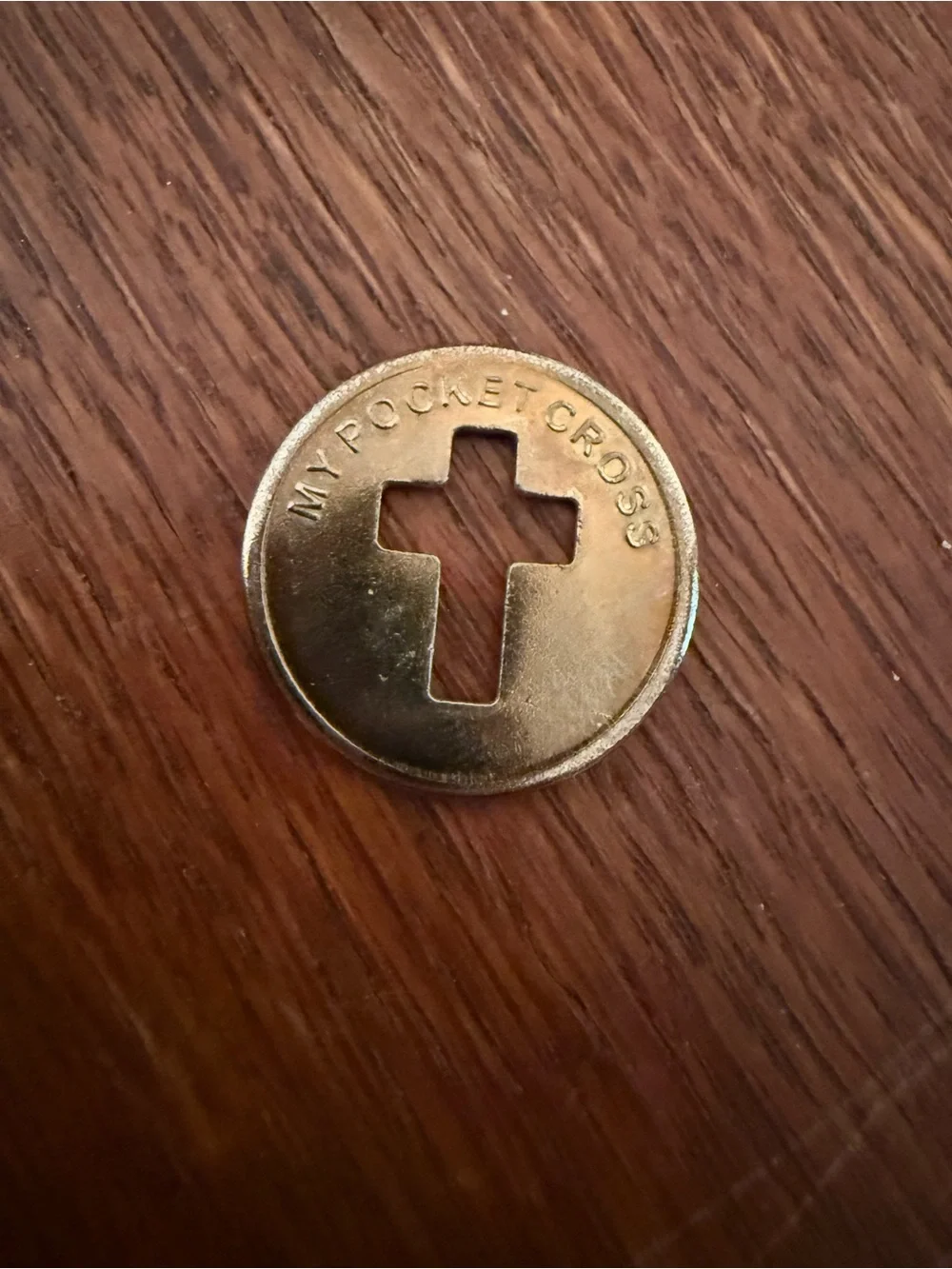 Gold Pocket Token Pendant